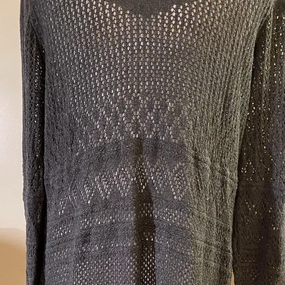 Grey Long Open Duster XL - Picture 4 of 9